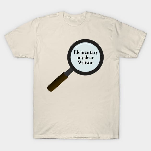 Sherlock Magnifying Glass T-Shirt by happinessinatee